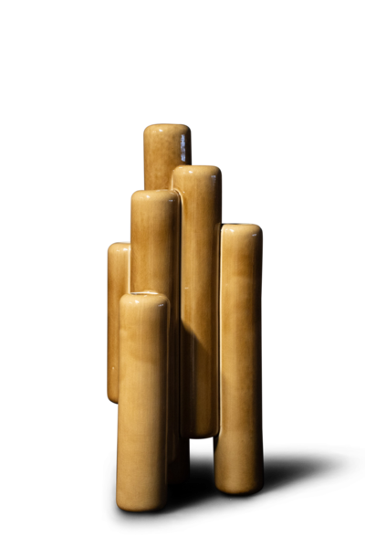 NOUVEAU Vase Godé Golden Honey
