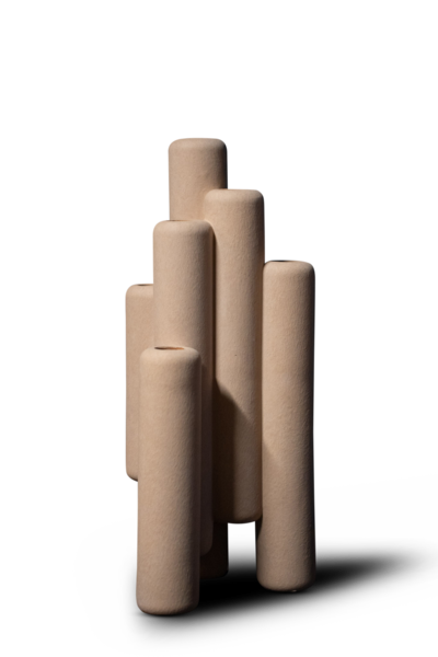 NOUVEAU Vase Godé Terracotta